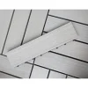 Fontane, Decorazioni E Pavimentazioni- Set 12 pezzi di piastrella da esterno riviera in wpc colore grigio 60x15 cm