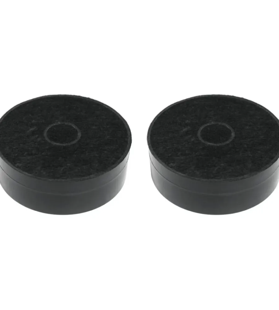 Cucina|Set 2 pezzi filtro a carbone per cappa aspirante faber "f23" nero 12,5 cm