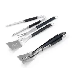 Hot Set 3 pezzi proff in acciaio inox Barbecue
