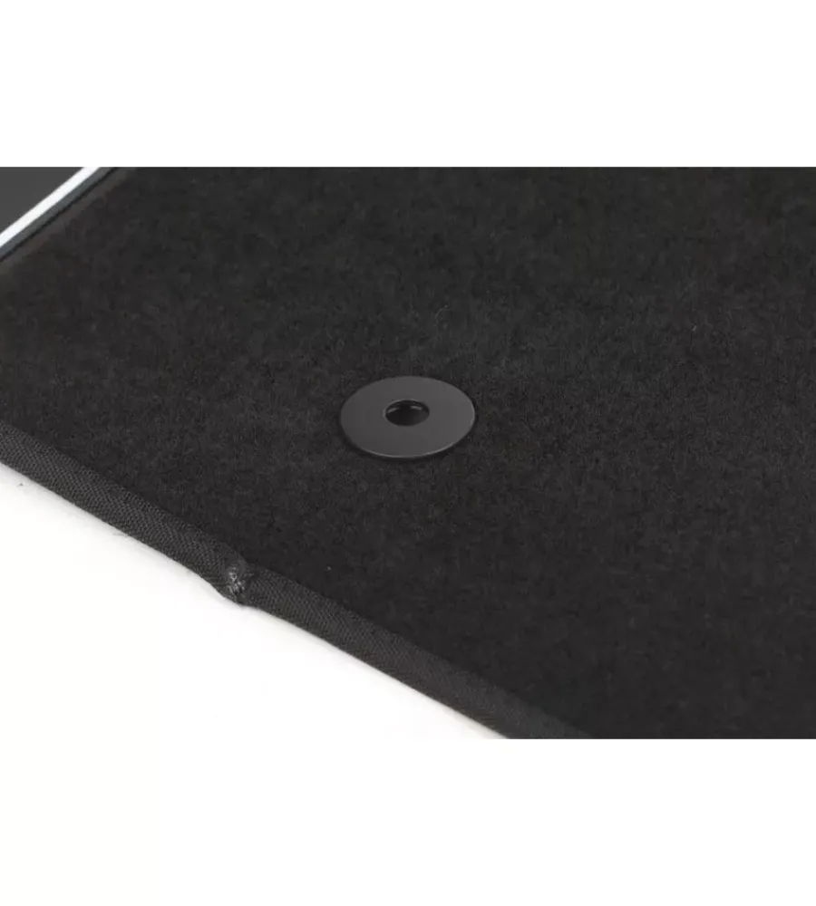 Sparco Auto Interno|Set 4 pezzi tappeti moquette per auto grigio e nero