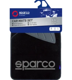 Sale Set 4 pezzi tappeti moquette per auto , colore nero e grigio Auto Interno