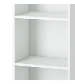 Discount Set 2 ripiani libreria stretta bianca Librerie