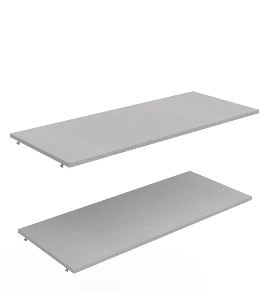 Outlet Set 2 ripiano per armadio "ghost 200" 95x39,1x3 cm Armadi