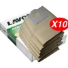 Lavorwash Aspiratori|Set 10 sacchetti raccoglitori per aspiratori lavor "wd 255 xe" e "wtp 50 xe"