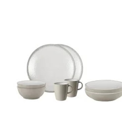 Outlet Set 8 stoviglie da campeggio "amadè" in stone touch antiscivolo Campeggio