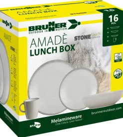 Brunner Campeggio|Set 16 stoviglie da campeggio 
