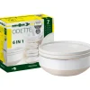 Campeggio-Brunner Set 7 stoviglie da campeggio "odette" in stone touch antiscivolo