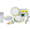 New Set 36 stoviglie da campeggio "esprit" in melamina Campeggio