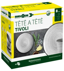 Campeggio-Brunner Set 8 stoviglie da campeggio 