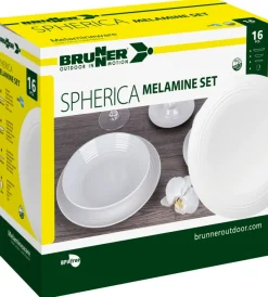 Campeggio-Brunner Set 16 stoviglie da campeggio 