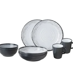 Clearance Set 8 stoviglie da campeggio "granada" in stone touch antiscivolo Campeggio