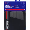 Auto Interno-Sparco Set 4 tappetini neri e rossi per auto