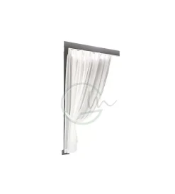 Coperture Per Esterno E Accessori- Set 8 tende bianche per pergola "solanum deluxe" 3x4 mt