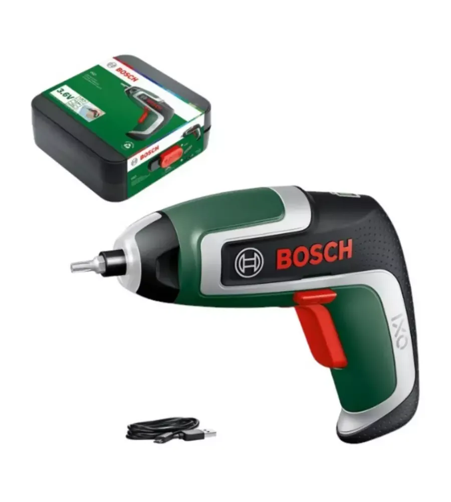 Trapani E Avvitatori-Bosch Set avvitatore a batteria ricaricabile "ixo 7" 5,5 nm 3,6v 2ah