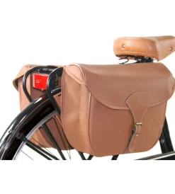 Bici|Set borse posteriori per bicicletta e cestino vimini i-bike