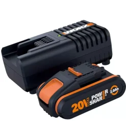 Worx Trapani E Avvitatori|Set caricabatteria  e batteria "wa3601" 20v 2.0ah 20v