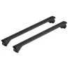 Hot Set completo barre portatutto "evos silenzio black rail" in alluminio m 120 cm - n15090 Portaggio