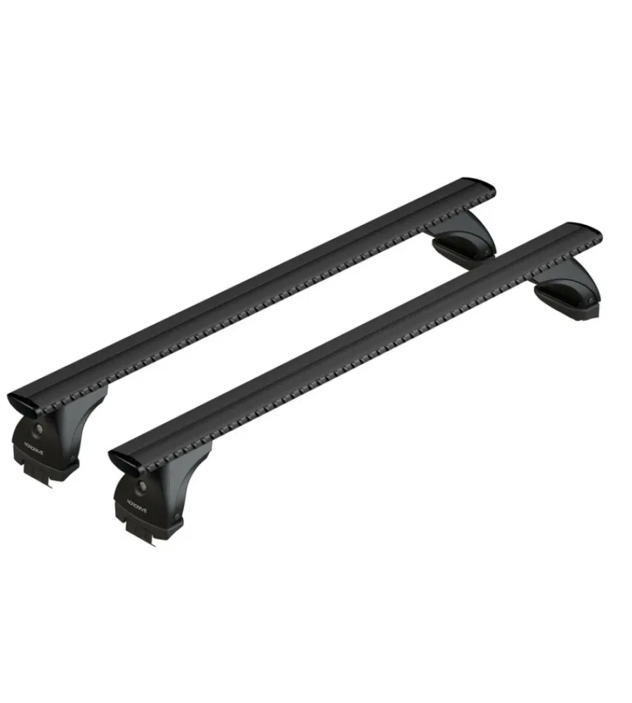 Discount Set completo barre portatutto "evos 128 silenzio black m" in alluminio - nk128ebm Portaggio