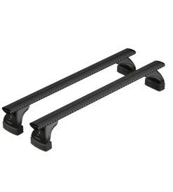 Portaggio-Nordrive Set completo barre portatutto "evos 044 silenzio black m" in alluminio - nk044ebm