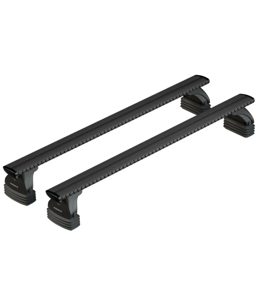 Hot Set completo barre portatutto "evos lp 044 silenzio black s" in alluminio - nk044lbs Portaggio