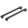 Nordrive Portaggio|Set completo barre portatutto "evos silenzio black rail" in alluminio s 108 cm - n15089
