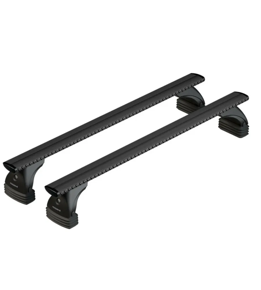 Set completo barre portatutto "evos 053 silenzio black m" in alluminio - nk053ebm Portaggio