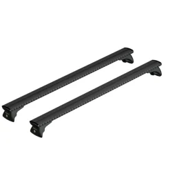 Nordrive Portaggio|Set completo barre portatutto "evos silenzio black in-rail" in alluminio s 108 cm - n15101