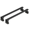 Portaggio-Nordrive Set completo barre portatutto "evos lp 027 silenzio black s" in alluminio -  nk027lbs