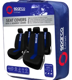 New Set completo spc1011 coprisedili blu per auto universali anteriori e posteriori Auto Interno