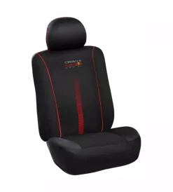 Hot Set coprisedile auto redbull "powerbar" nero e rosso 3 pezzi Auto Interno