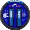 Sale Set coprivolante e passacintura colore nero e blu Auto Interno