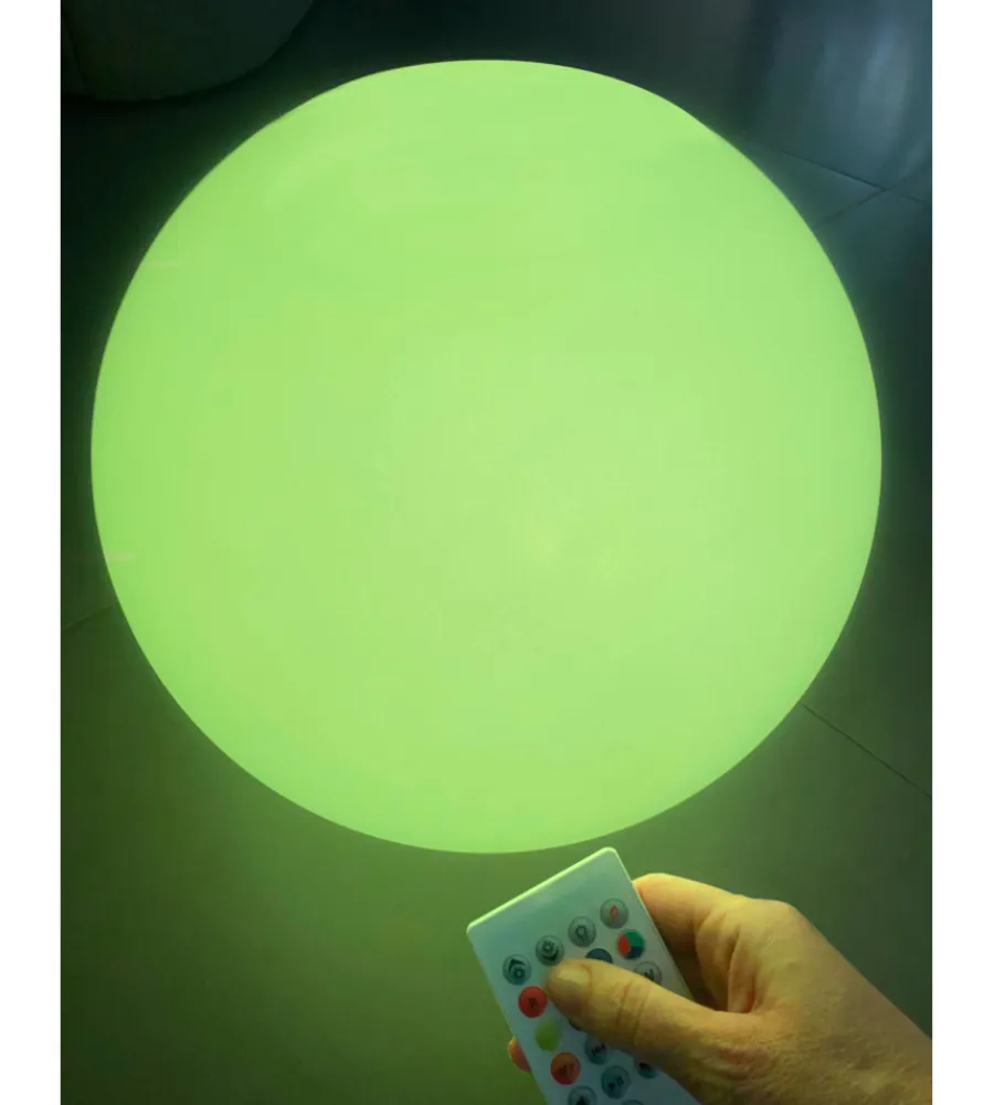 Illuminazione Per Esterno|Set da 2 sfere luminose solare a led riviera in pe e abs ø30x28 cm