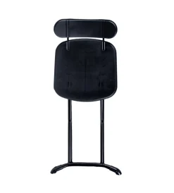 EuroGarden Campeggio|Set da campeggio pieghevole in polietilene nero 4 sedute e tavolo