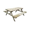 Hot Set da giardino in legno con tavolo da picnic 179x150x70 cm. Mobili Da Giardino E Accessori