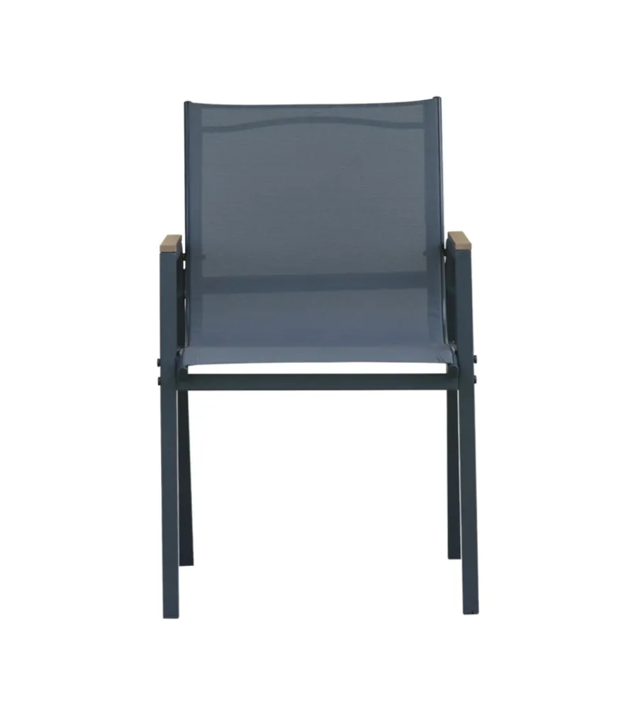 Best Set da giardino solaria "tarquinia" antracite in ferro e vetroceramica 4 sedute e tavolo Mobili Da Giardino E Accessori