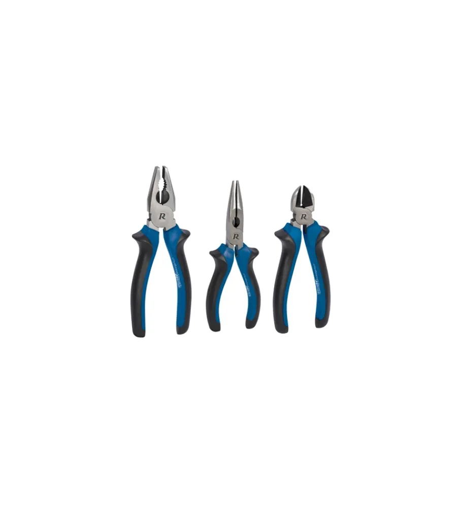 Pinze E Tenaglie-Ribimex Set di 3 pinze in acciaio -