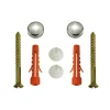 Set fissaggio sanitari bianco 2 pz. Tubi E Raccordi
