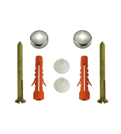Set fissaggio sanitari bianco 2 pz. Tubi E Raccordi