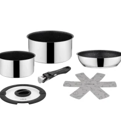 Clearance Set pentole da campeggio "academy mini" in acciaio inox Campeggio