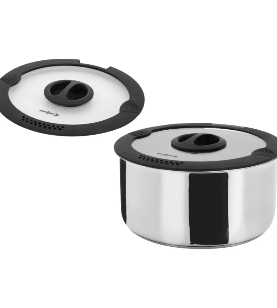 Clearance Set pentole da campeggio "academy mini" in acciaio inox Campeggio