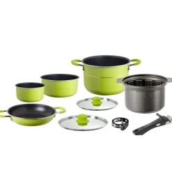 Sale Set pentole da campeggio "juniper ng 8+1 ø 22" in alluminio antiaderente Campeggio