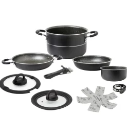 Clearance Set pentole da campeggio "pirate ng 7+1 รธ 20" in alluminio antiaderente Campeggio