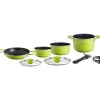 Campeggio-Brunner Set pentole da campeggio "juniper ng 7+1 ø 20" in alluminio antiaderente