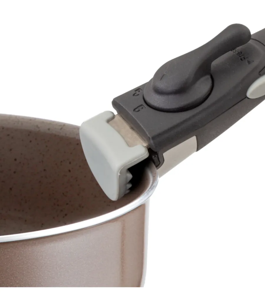 Brunner Campeggio|Set pentole da campeggio "chocolate 9+1 ø 22" in alluminio antiaderente