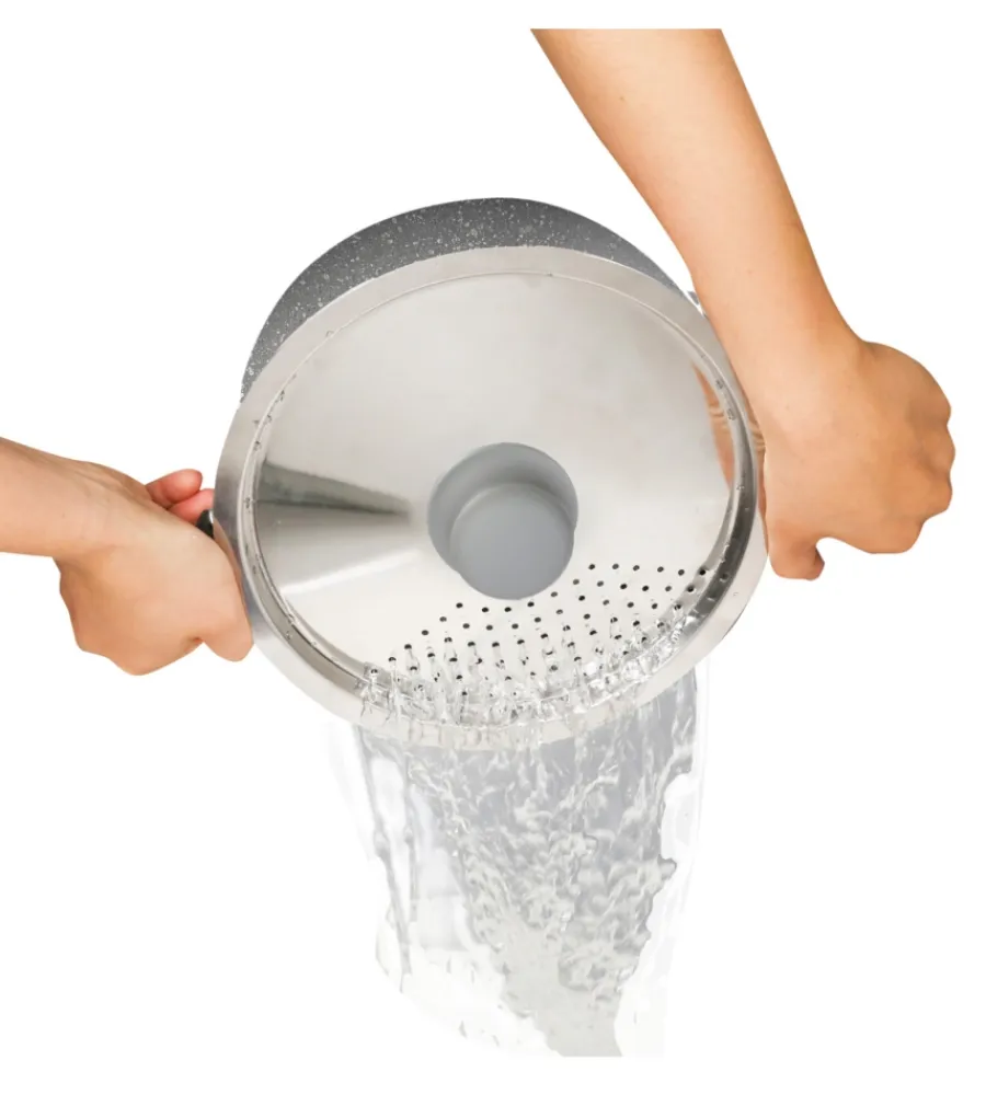 Brunner Campeggio|Set pentole da campeggio "gourmet rock ng 8+1 ø 20cm" in alluminio antiaderente