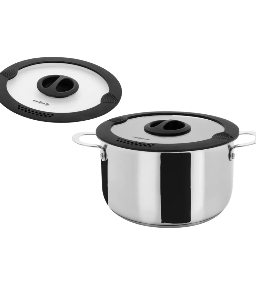 Online Set pentole da campeggio "academy high ng 7+1 ø 22" in acciaio inox antiaderente Campeggio