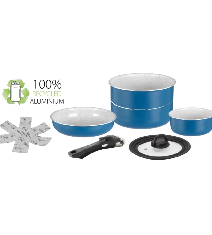 Online Set pentole da campeggio "carezza spacemaster ø 20" in alluminio Campeggio