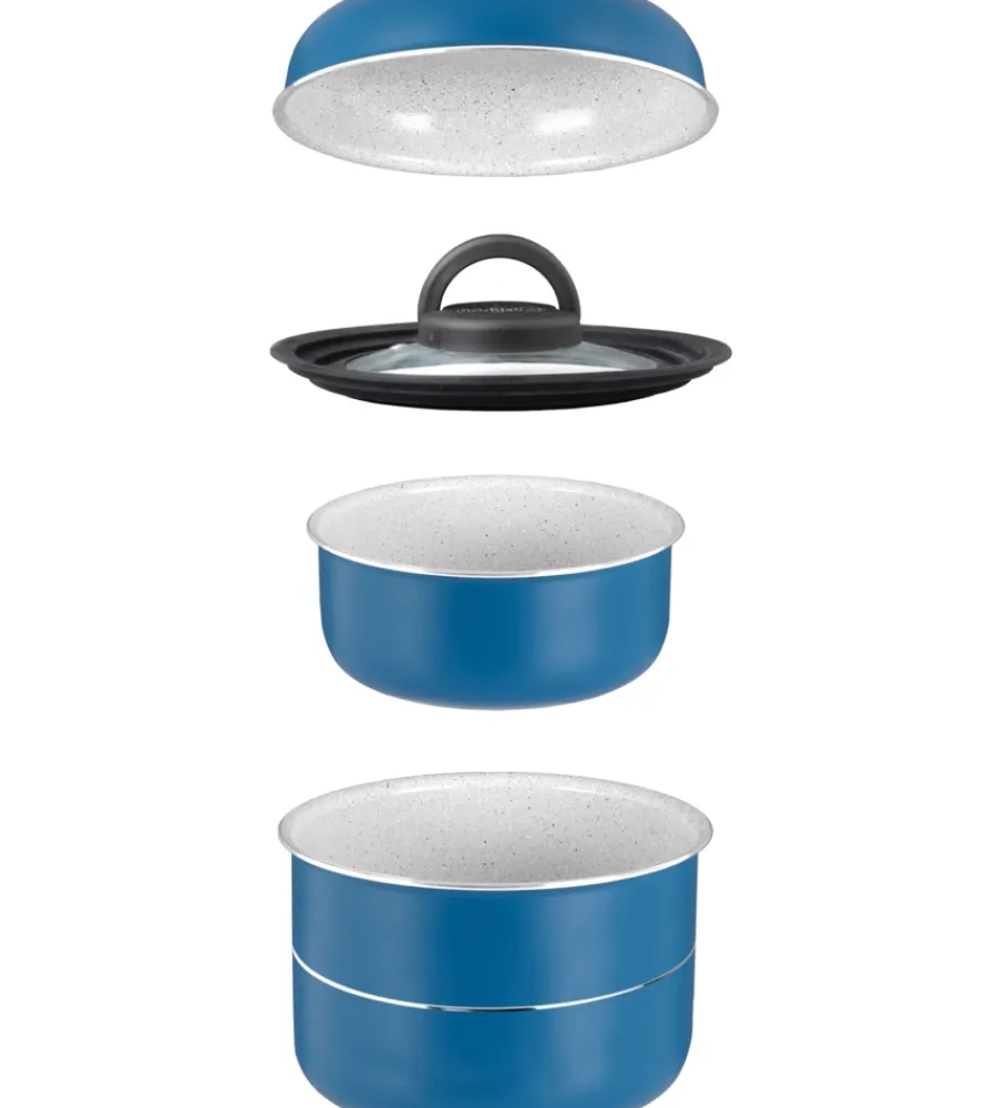 Online Set pentole da campeggio "carezza spacemaster ø 20" in alluminio Campeggio