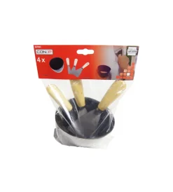 Utensili Edili|Set per stuccare, 3 spatole + scodella