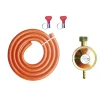 Barbecue- Set regolatore pressione gas con taratura fissa 29/37 mbar